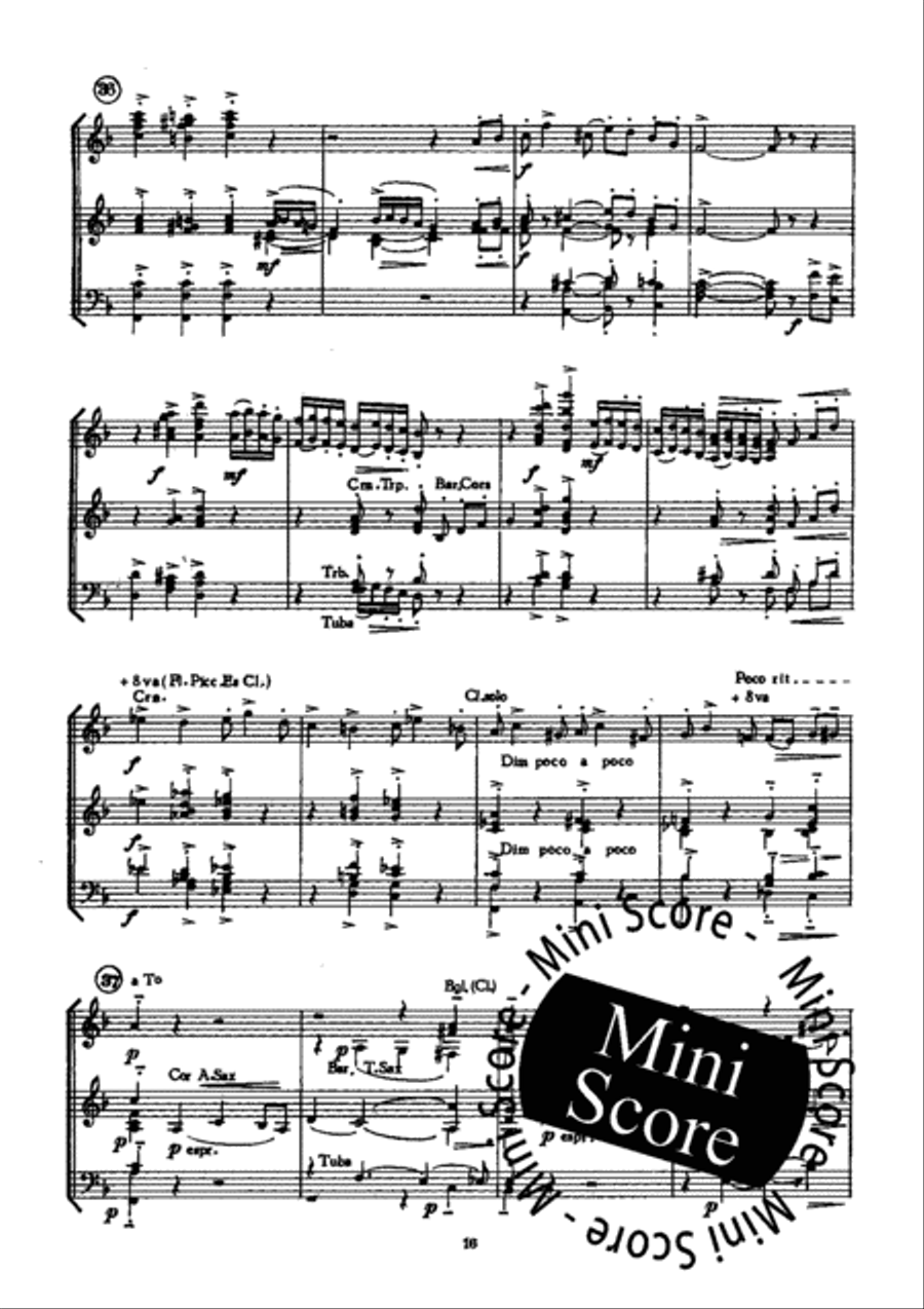 Airs de Fete Fanfare Band scores gallery preview page 18