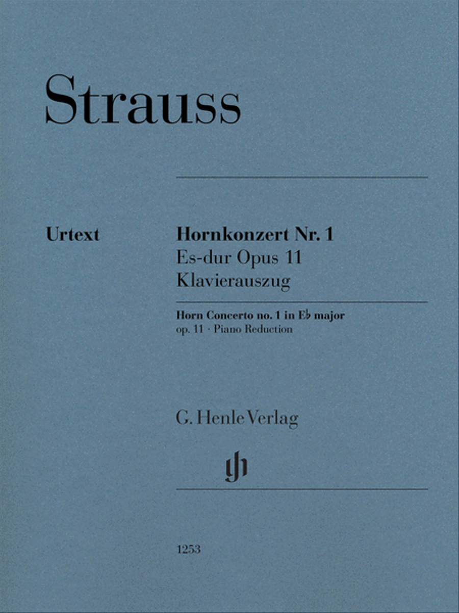 Horn Concerto No. 1 in E-Flat Major, Op. 11 Piano Accompaniment scores gallery preview page 1