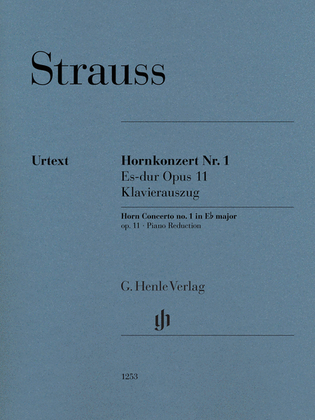 Book cover for Horn Concerto No. 1 in E-Flat Major, Op. 11