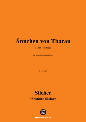 Silcher-Ännchen von Tharau,for Voice(ad lib.) and Piano