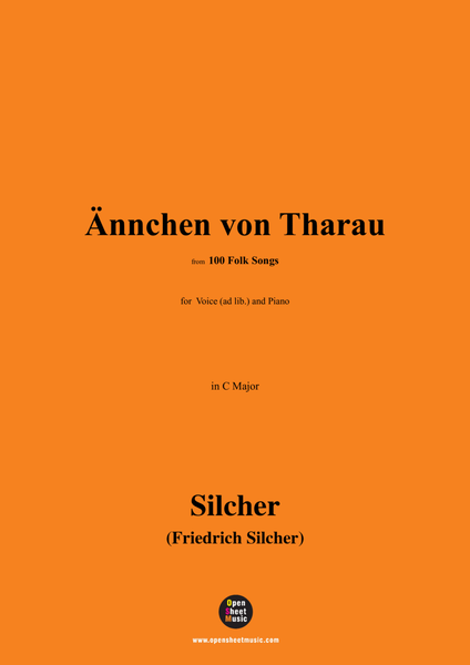 Silcher-Ännchen von Tharau,for Voice(ad lib.) and Piano image number null