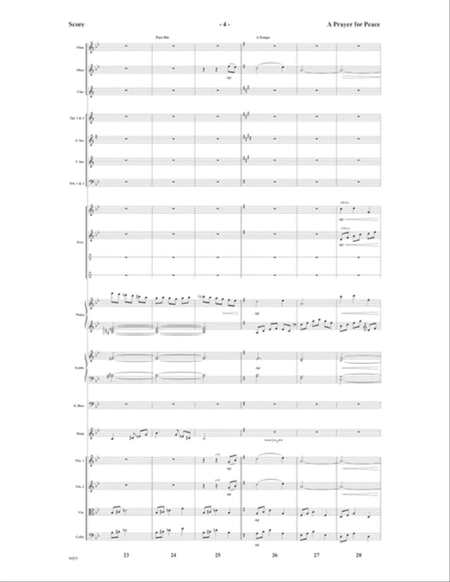 Peace Peace Orchestra scores gallery preview page 5