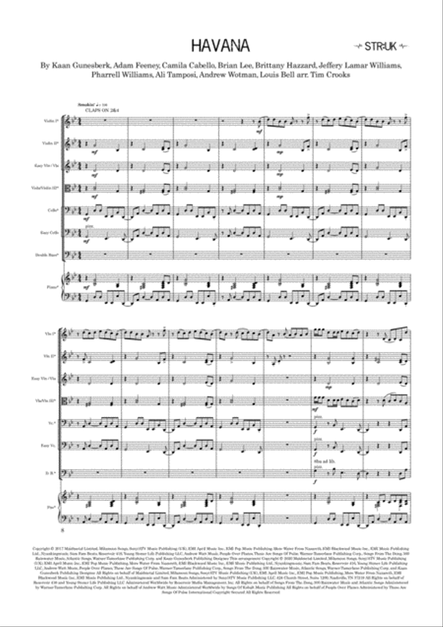 Havana Score and Parts scores gallery preview page 2