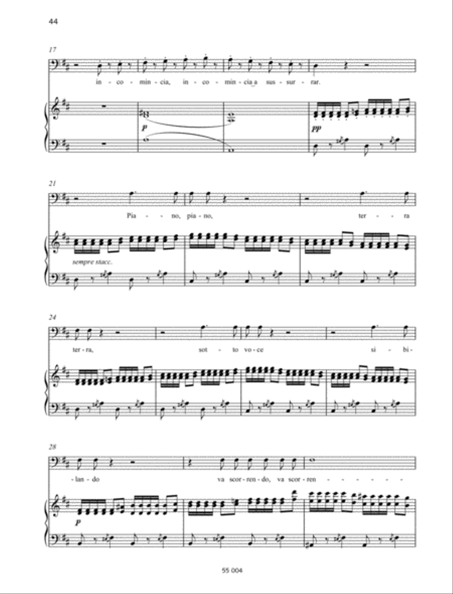 La calunnia è un venticello Bass Voice scores gallery preview page 2