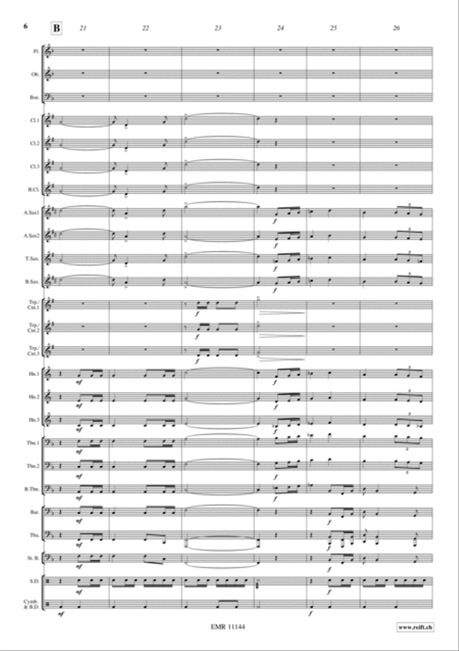 Walking With God Concert Band scores gallery preview page 7