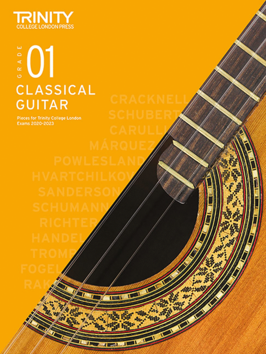 Classical Guitar Exam Pieces 2020-2023: Grade 1 Acoustic Guitar scores gallery preview page 1