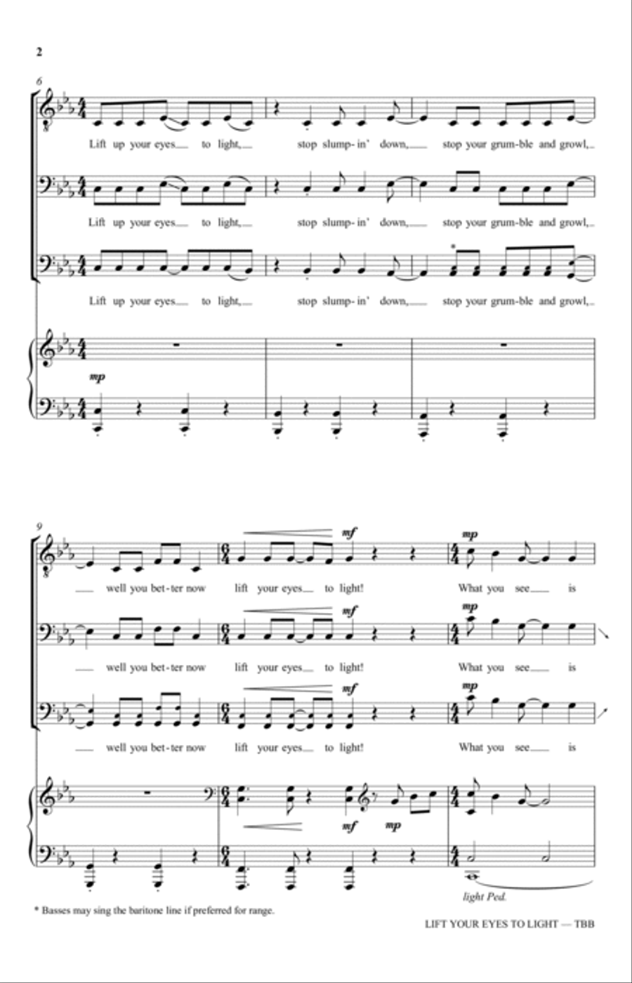 Lift Your Eyes To Light Lift Your Eyes To Light 3-Part scores gallery preview page 2