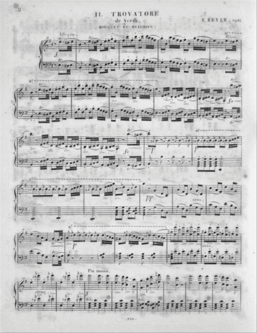 Il Trovator Piano Solo scores gallery preview page 2