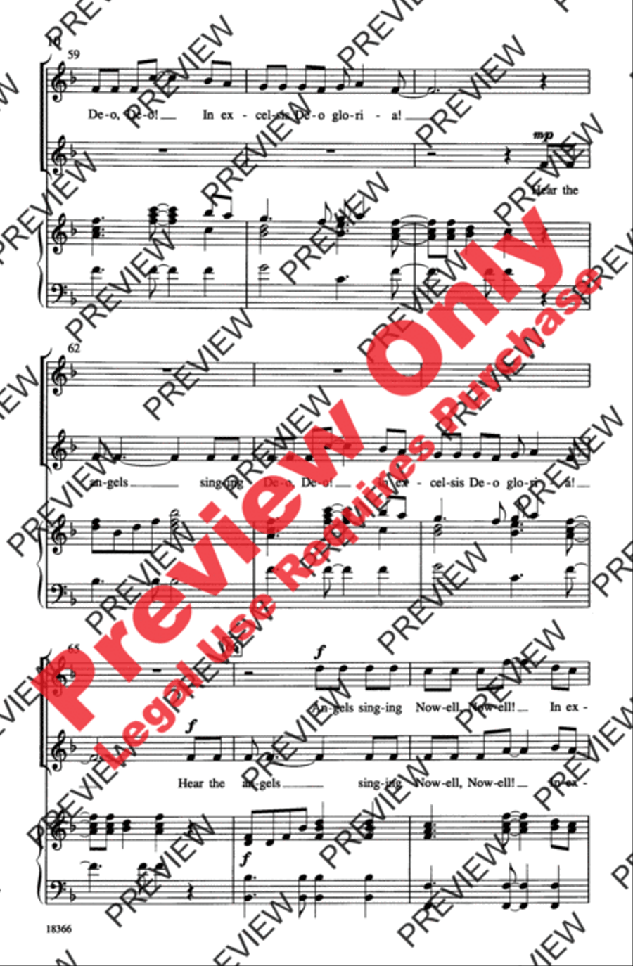 Deo! (Marching to Bethlehem) 2-Part scores gallery preview page 10