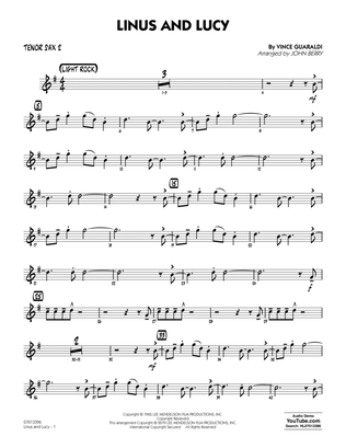 Linus and Lucy (arr. John Berry) - Tenor Sax 2