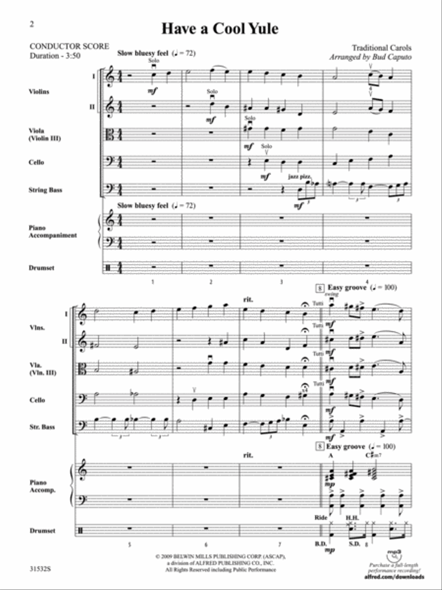 Have a Cool Yule String Orchestra scores gallery preview page 2