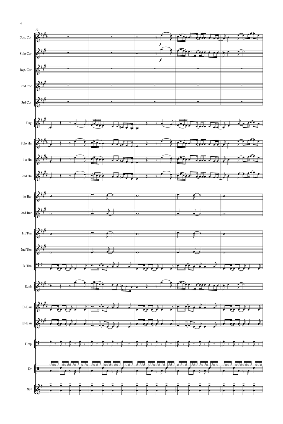 I'll Be There Brass Band scores gallery preview page 5