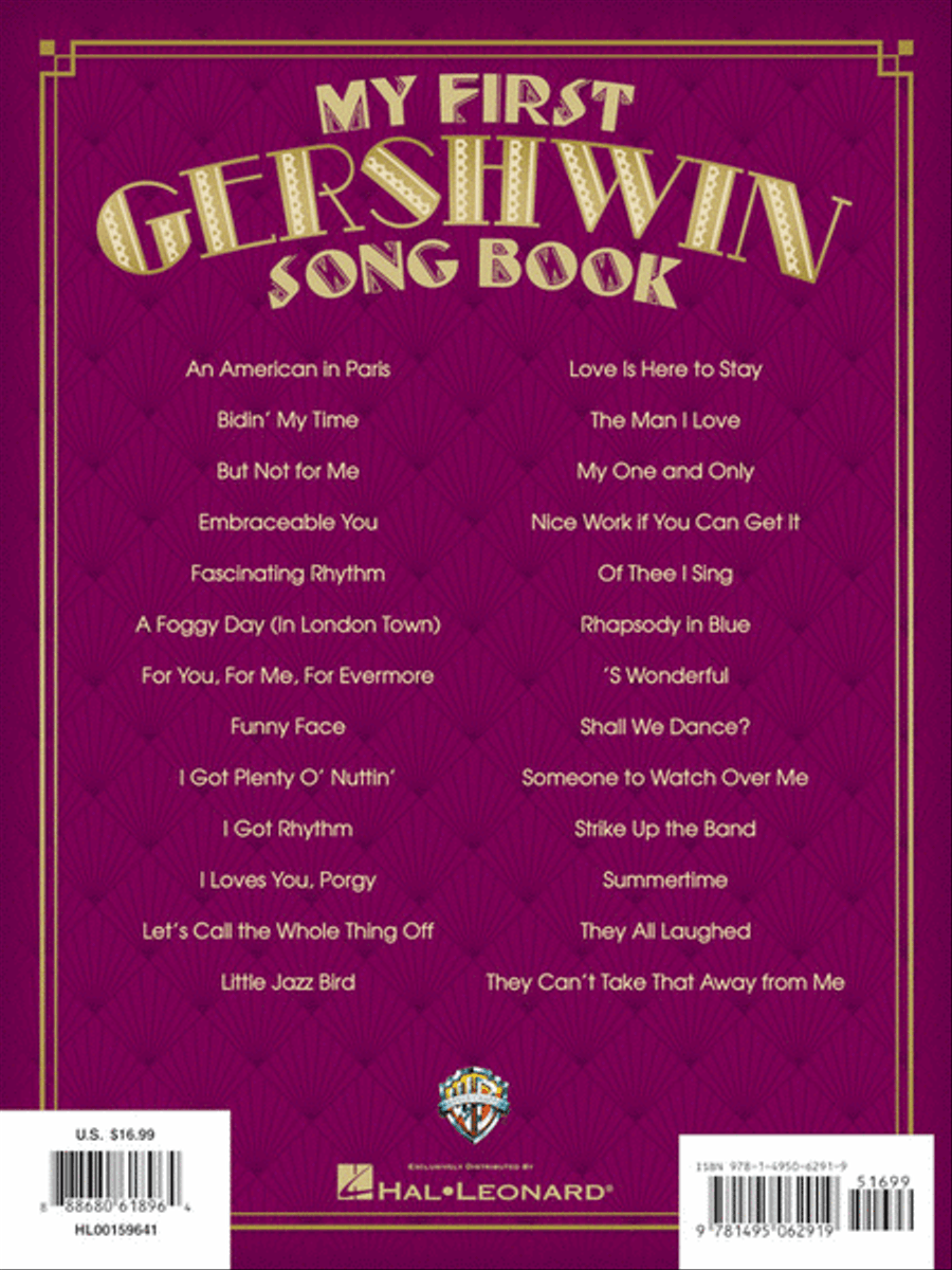 My First Gershwin Song Book Easy Piano scores gallery preview page 6