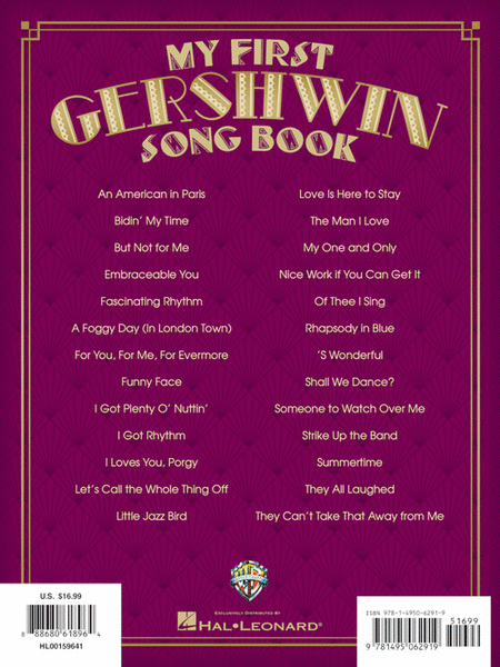 My First Gershwin Song Book