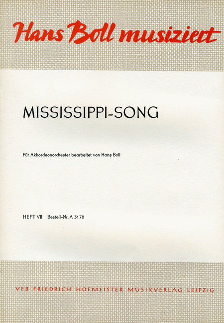 Mississippi-Song. Suite / Partitur