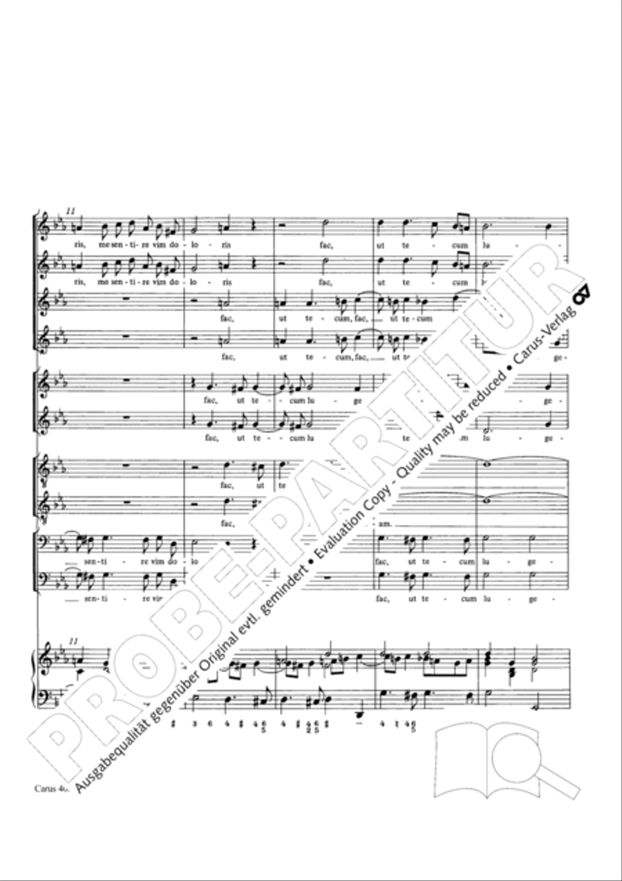 Stabat mater Choir scores gallery preview page 41