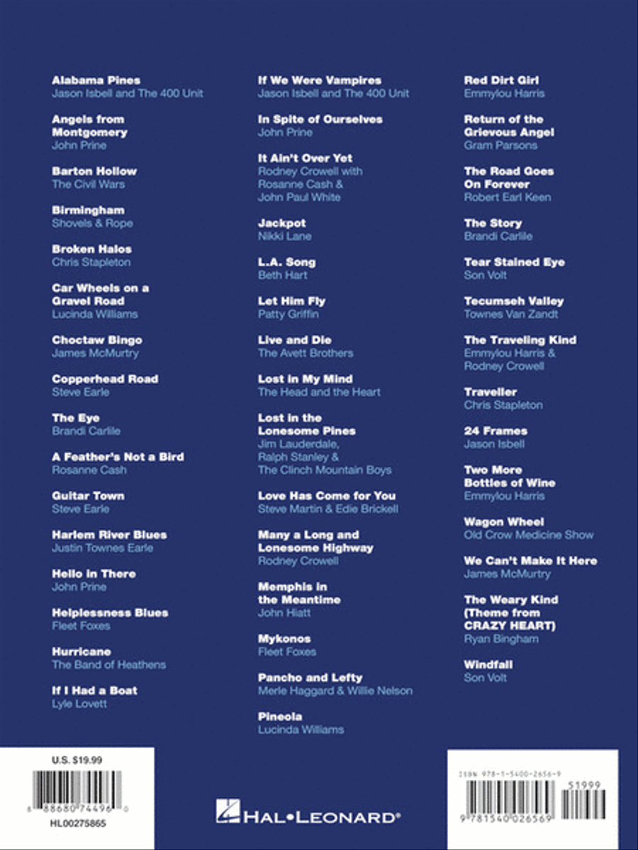 The Americana Songbook Piano, Vocal, Guitar scores gallery preview page 6