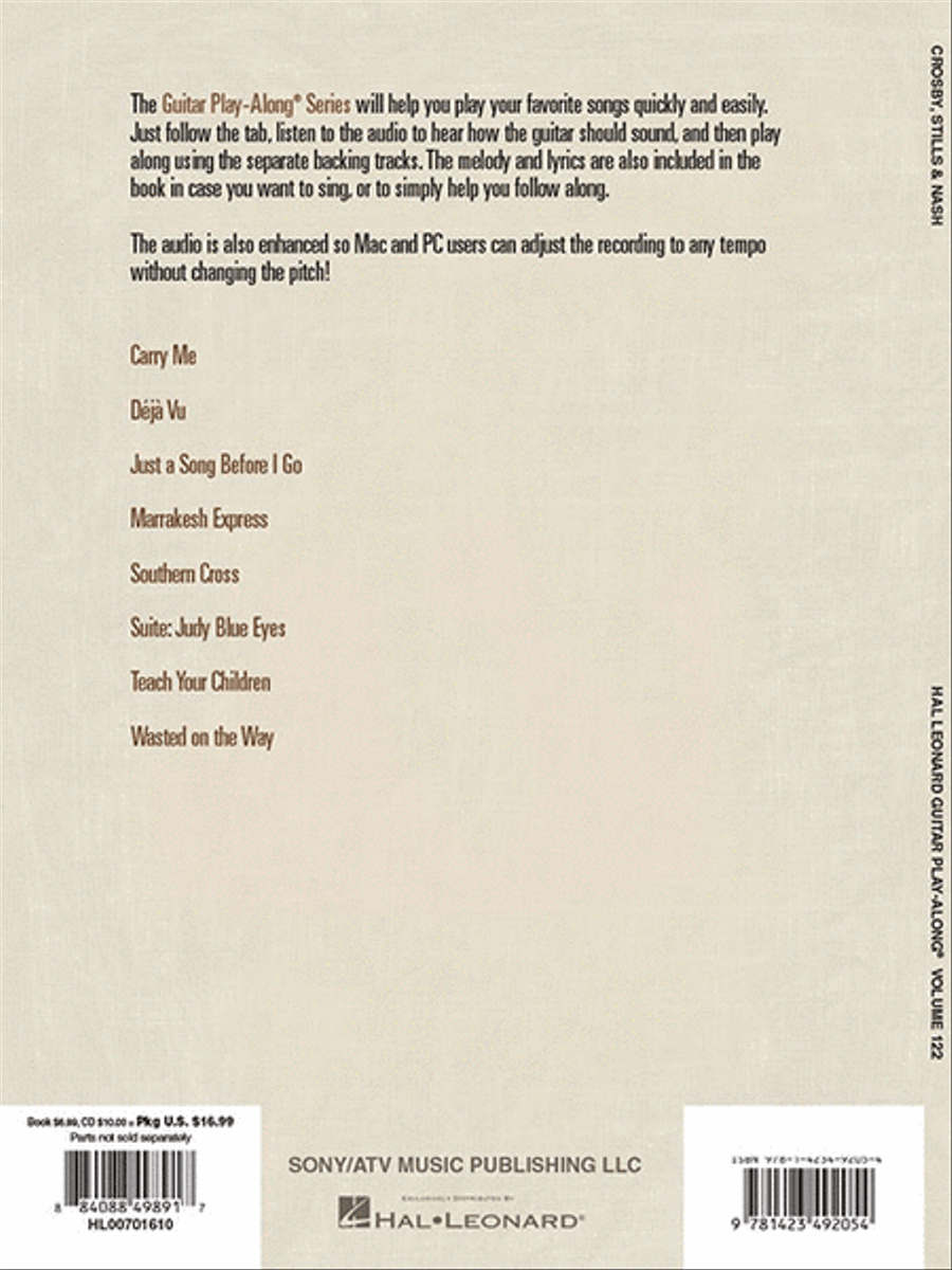 Crosby, Stills & Nash Guitar Tablature scores gallery preview page 5