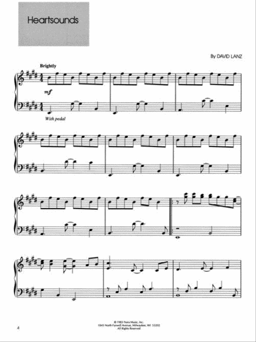 David Lanz – Solos for New Age Piano Piano Solo scores gallery preview page 7