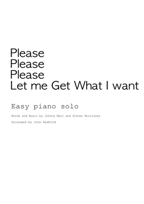 Book cover for Please, Please, Please, Let Me Get What I Want