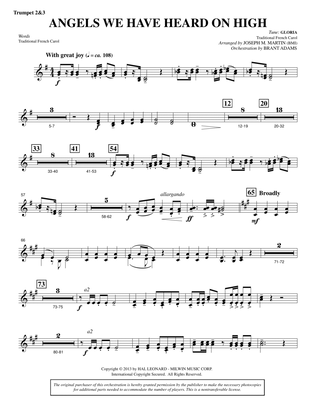 Angels We Have Heard On High (from A Symphony Of Carols) - Bb Trumpet 2,3
