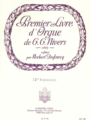 Book cover for Livre D'orgue No. 1 Vol. 2 (organ)