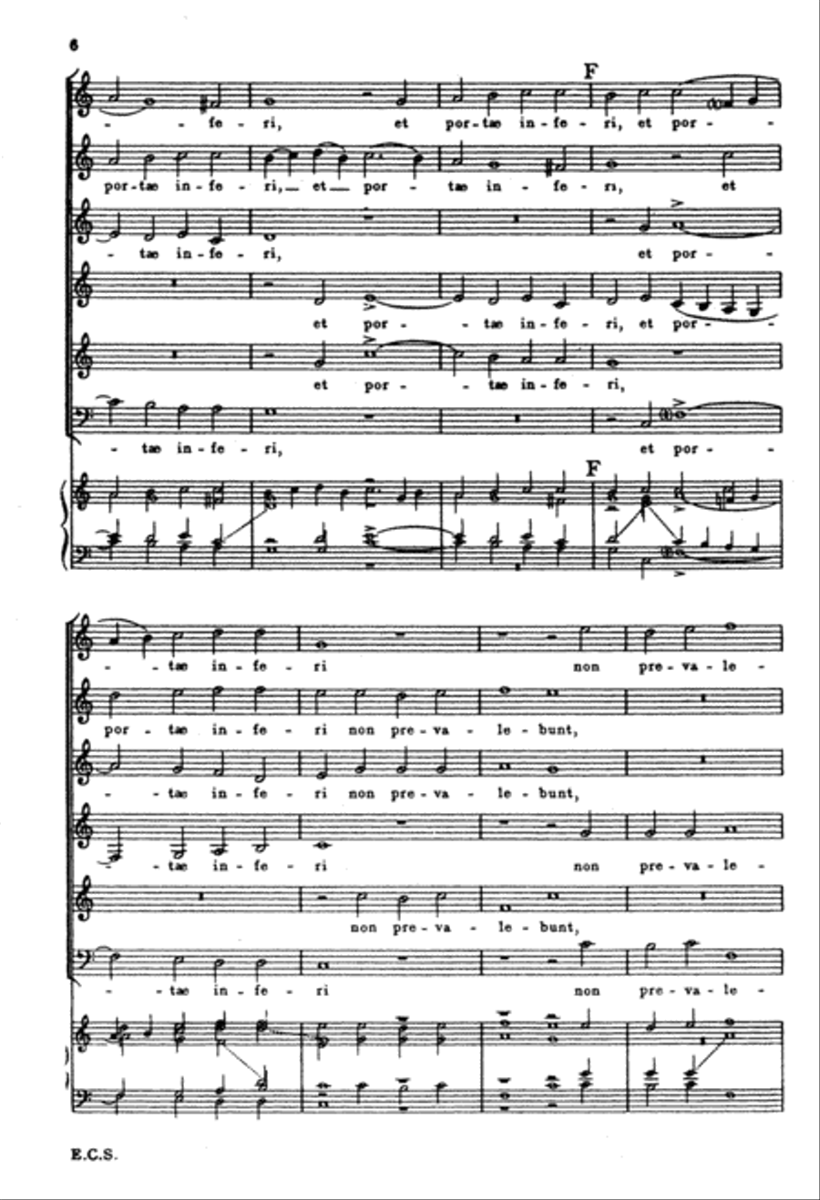 Tu es Petrus SSAATB scores gallery preview page 6