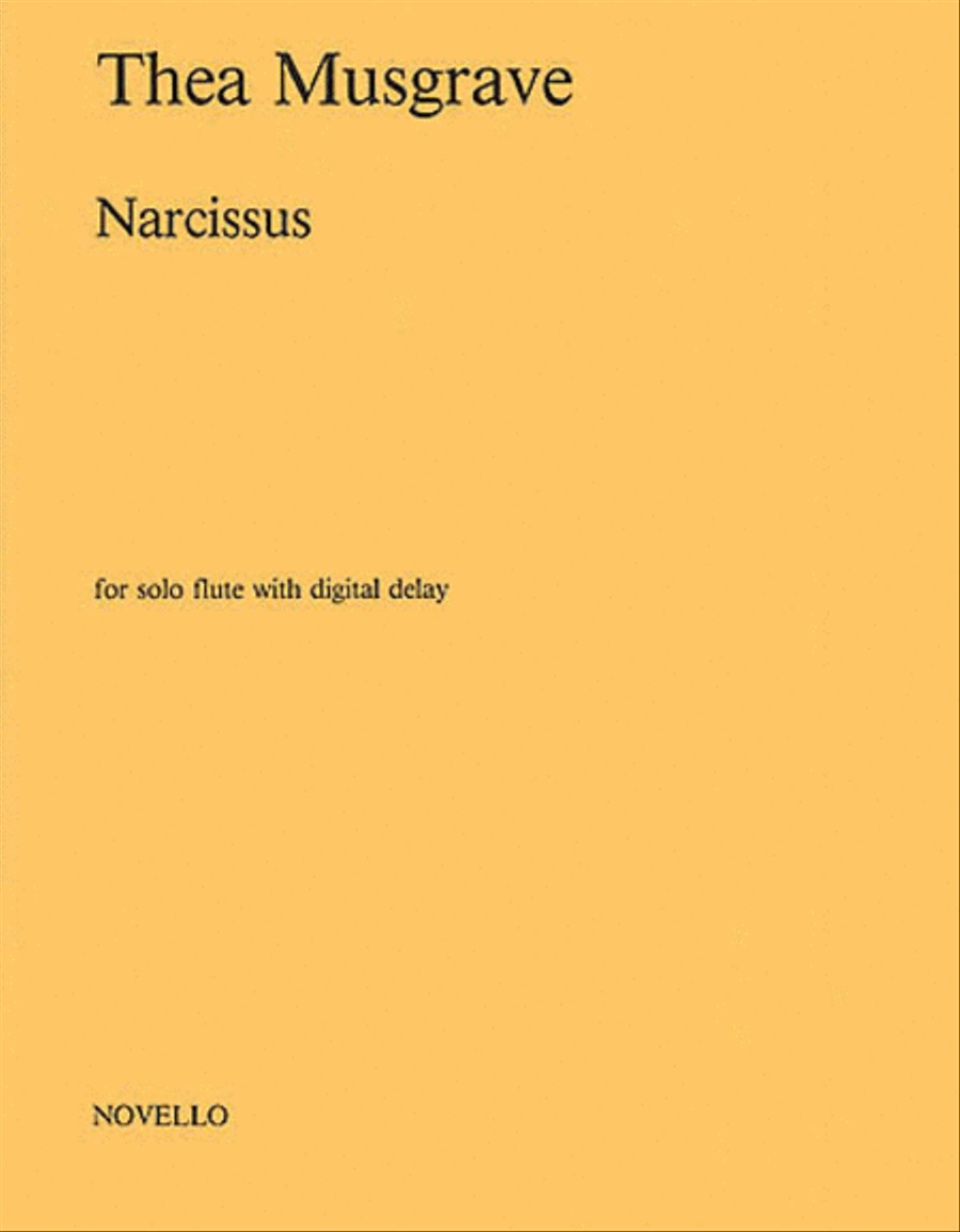 Thea Musgrave: Narcissus For Solo Flute With Digital Delay Flute Solo scores gallery preview page 1