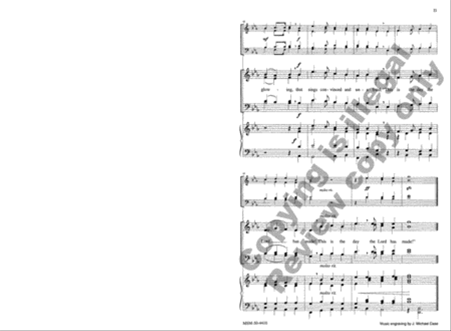 Around the World the Shout Resounds 4-Part scores gallery preview page 10