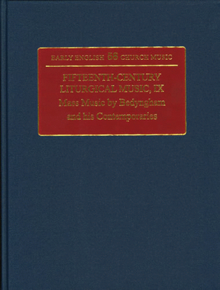 Book cover for Fifteenth-Century Liturgical Music, IX