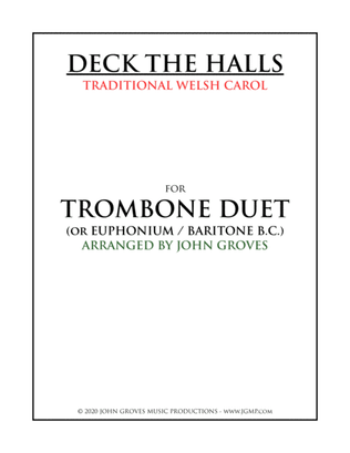 Book cover for Deck The Halls - Trombone Duet