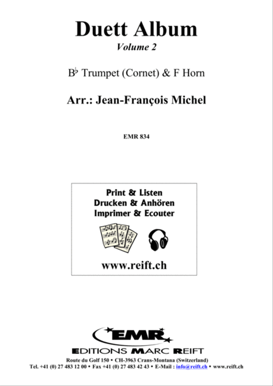 Duet Album Vol. 2 Duet Album Vol. 2 Brass Ensemble scores gallery preview page 2
