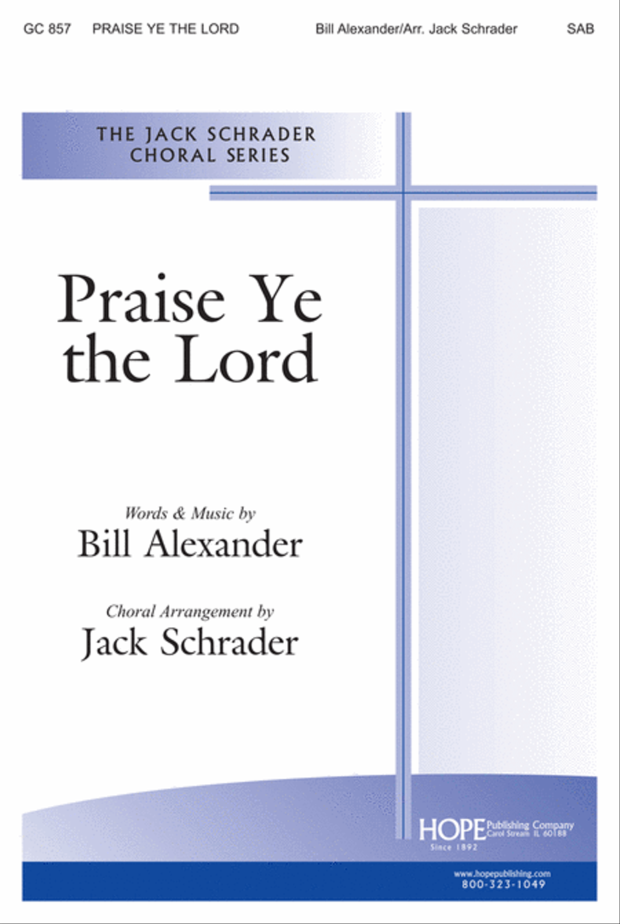Praise Ye the Lord Praise Ye the Lord 3-Part scores gallery preview page 1