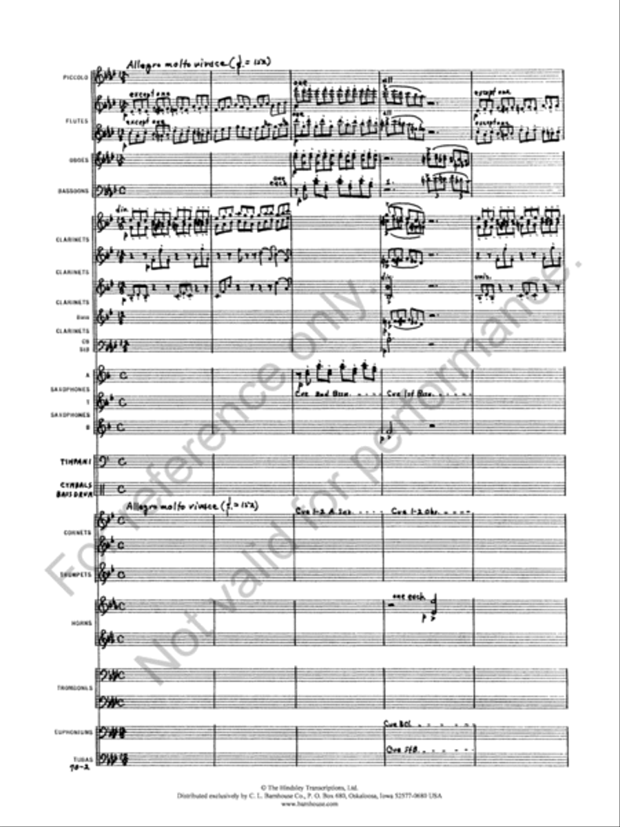 Symphony No. 6 Concert Band scores gallery preview page 4