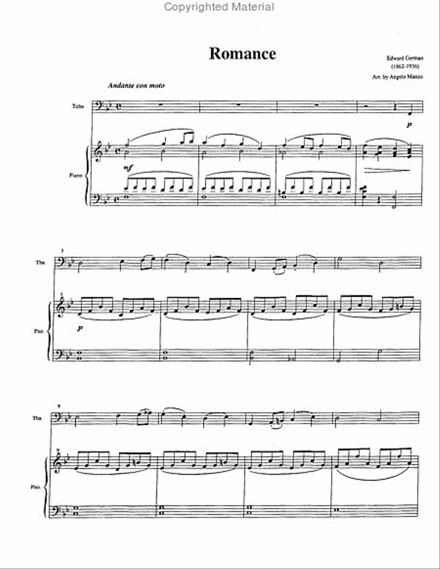 Romance Tuba scores gallery preview page 2