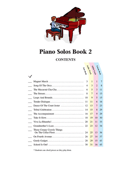 Piano Solos Book 2 – Book with Online Audio image number null