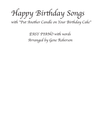 Book cover for Happy Birthday Song