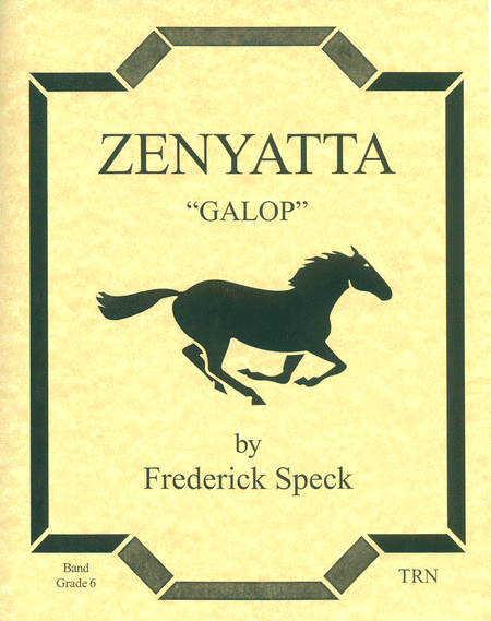 Zenyatta (score & parts)