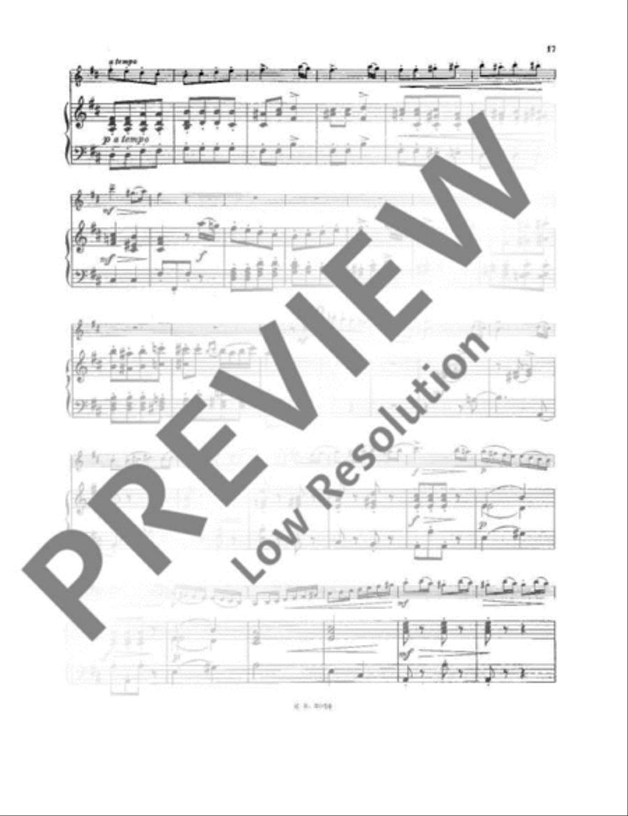 Concertino D Major Violin Solo scores gallery preview page 18