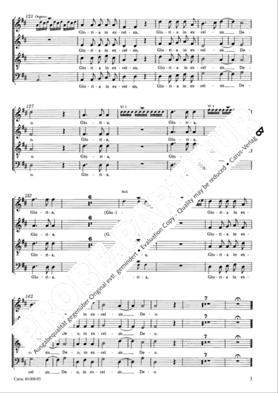 Introduzione e Gloria 4-Part scores gallery preview page 4