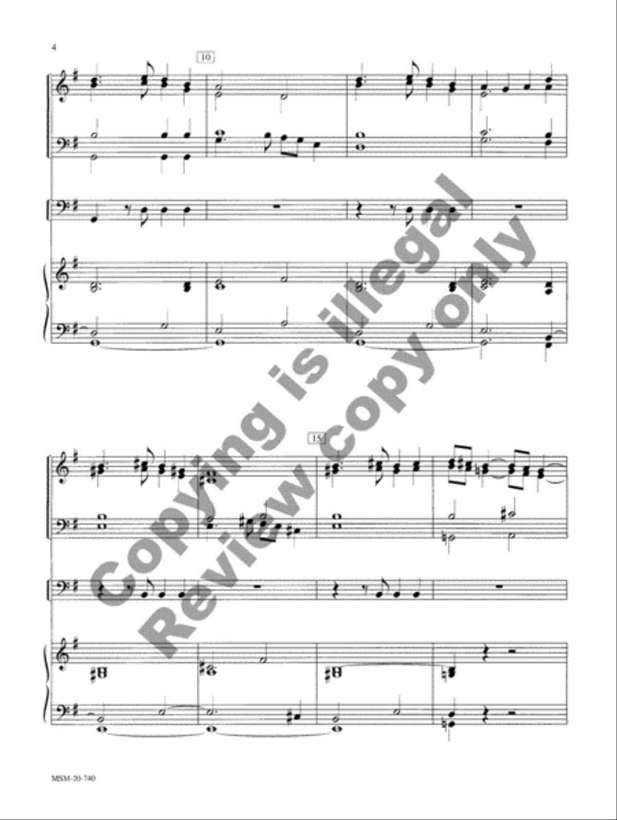 Praise to God, Immortal Praise Organ scores gallery preview page 4
