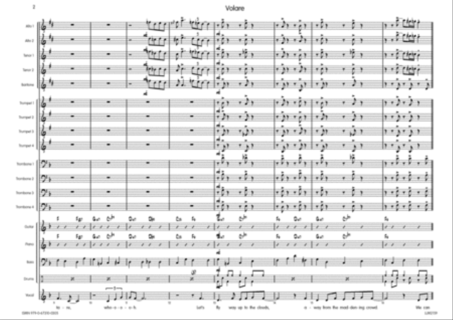 Volare Volare Big Band scores gallery preview page 3