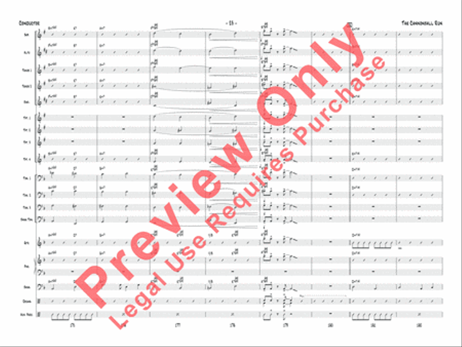 The Cannonball Run Jazz Ensemble scores gallery preview page 24