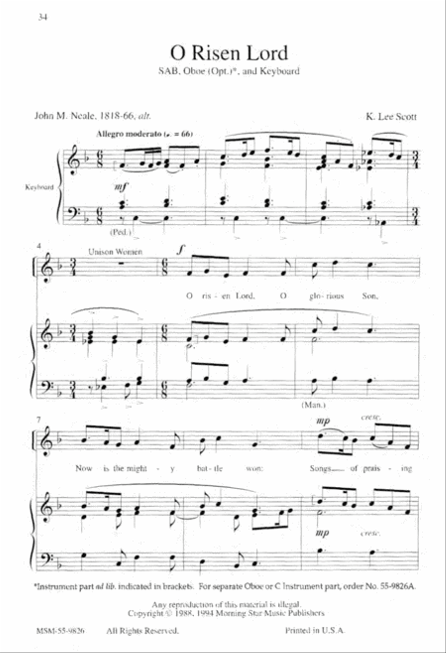 Coram Deo, Set II 3-Part scores gallery preview page 13