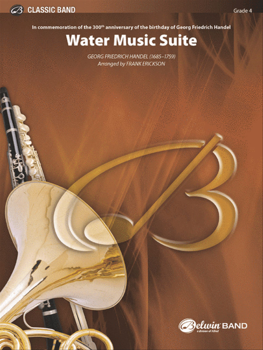 Water Music Suite Concert Band scores gallery preview page 1