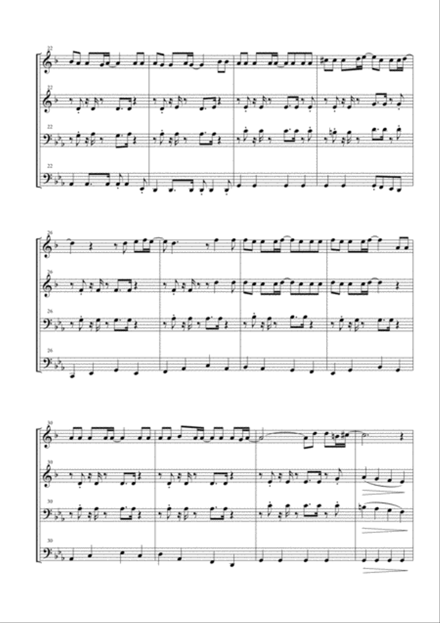 I Will Survive Brass Ensemble scores gallery preview page 3