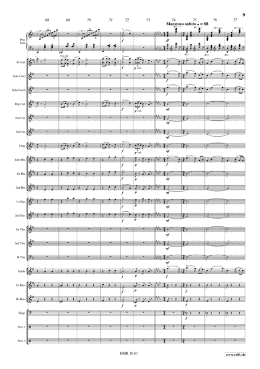 Concerto Fantastico Brass Band scores gallery preview page 10