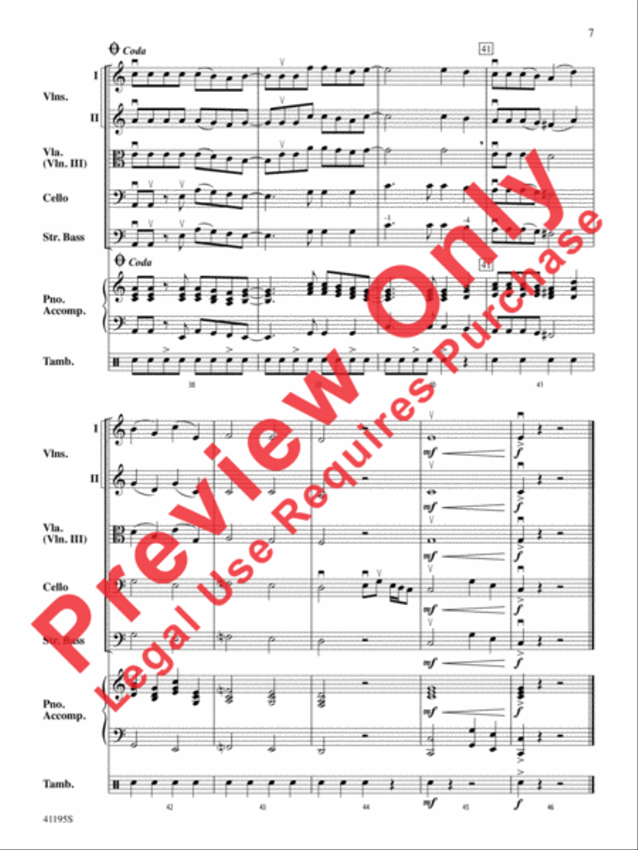 Just Give Me a Reason String Orchestra scores gallery preview page 8