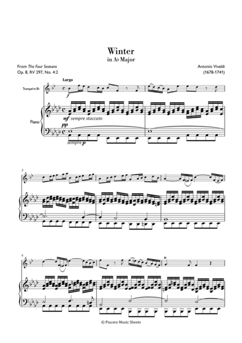 Vivaldi - Largo from Winter (The Four Seasons) in A Flat Major - Intermediate image number null