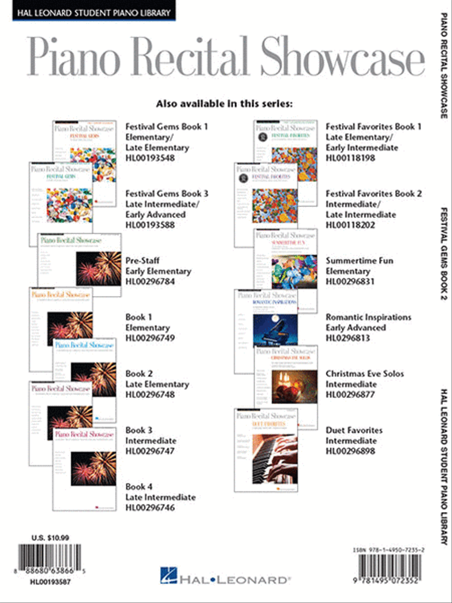 Festival Gems Book 2 – 10 Outstanding NFMC Early Intermediate/Intermediate Solos Piano Method scores gallery preview page 5